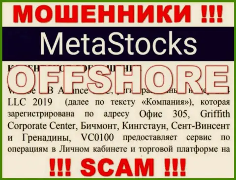 Компания MetaStocks Org присваивает деньги людей, зарегистрировавшись в офшоре - Saint Vincent and the Grenadines