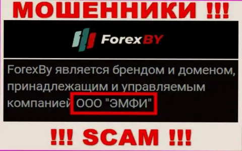 На официальном сервисе Forex BY отмечено, что этой компанией управляет ООО ЭМФИ