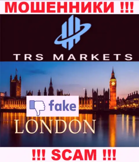 Не доверяйте аферистам из TRSMarkets Com - они предоставляют фейковую информацию о юрисдикции