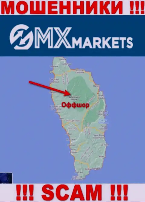 Не верьте интернет-жуликам GMXMarkets, поскольку они пустили корни в офшоре: Dominica
