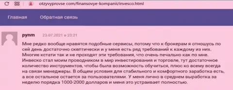 Отзывы клиентов о ФОРЕКС брокере ИНВФИкс, найденные на сайте otzyvyprovse com
