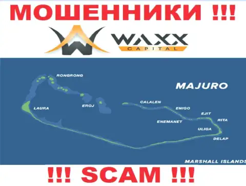 С internet лохотронщиком Waxx-Capital не советуем взаимодействовать, ведь они зарегистрированы в оффшоре: Маджуро, Маршалловы Острова