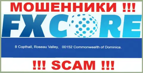 Посетив онлайн-сервис ФИкс Кор Трейд можно заметить, что располагаются они в офшоре: 8 Copthall, Roseau Valley, 00152 Commonwealth of Dominica это МОШЕННИКИ !!!
