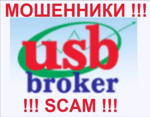 Логотип преступной брокерской организации USBBroker
